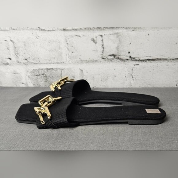 Women's Chain Decor Slide Sandals, Fashion Flat Sandals For Summer ~ NWOT - Picture 5 of 10